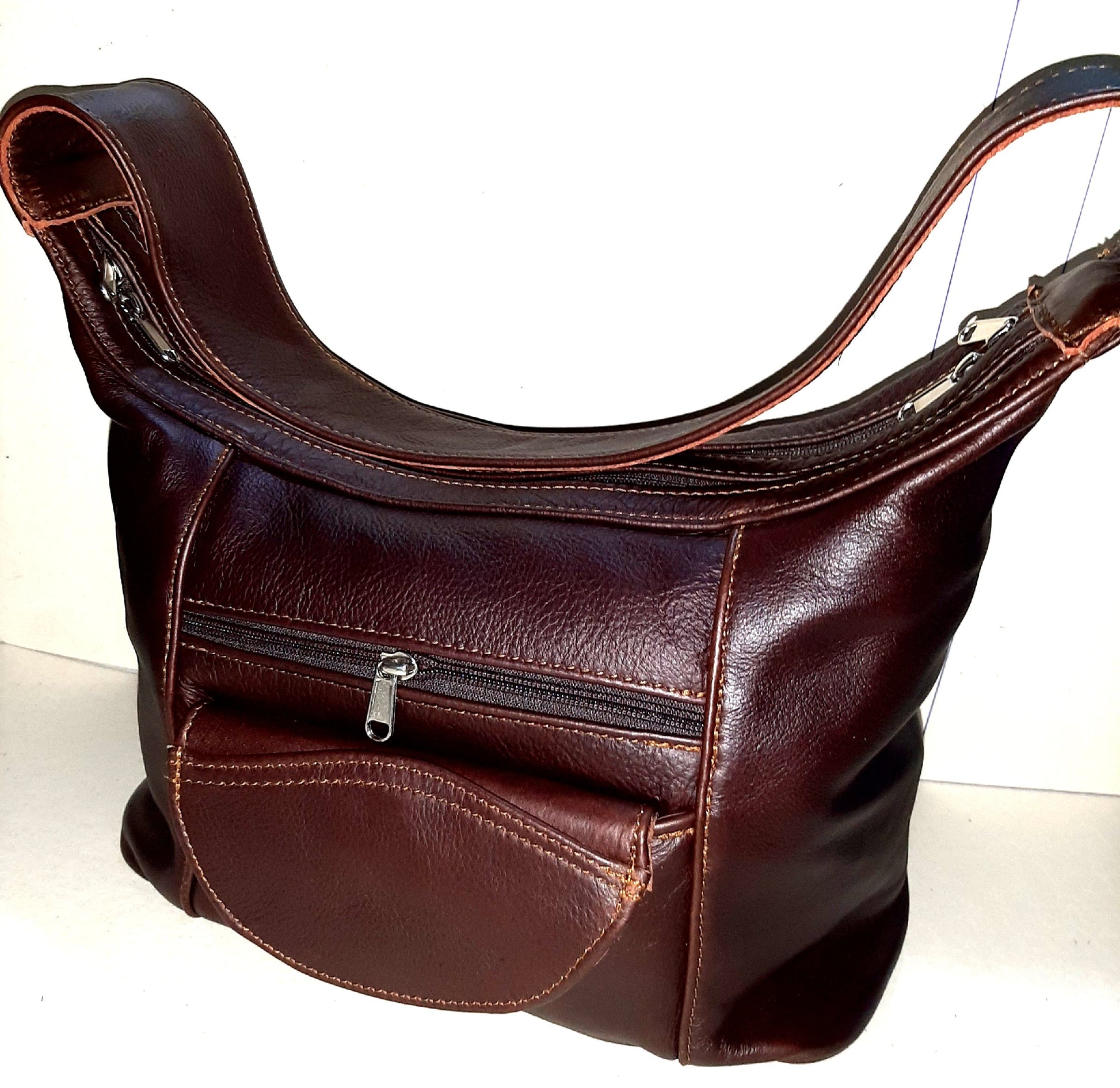 Gb7 leather bags with flap - cape Masai leather 