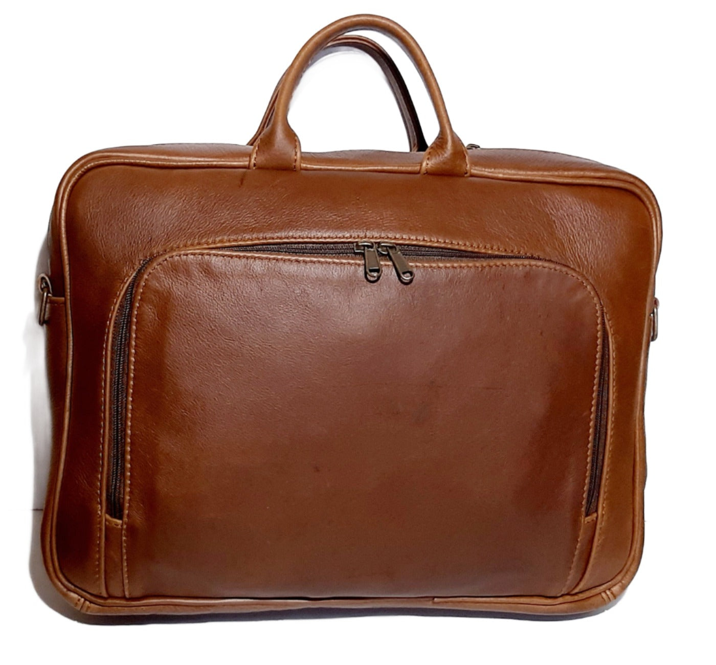 Iconi 15" laptop briefcase bags - Cape Masai leather