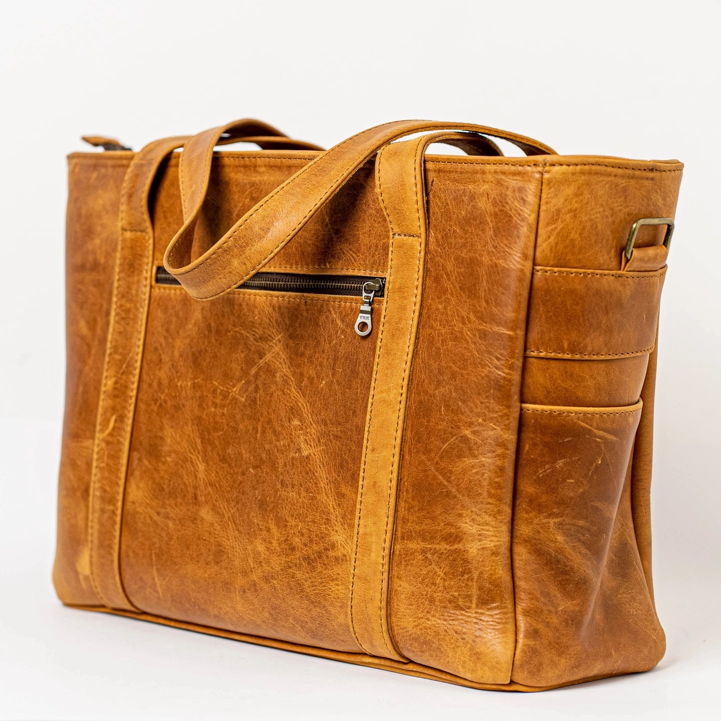Ladies Laptop bags in Diesel Toffee tan made in Cape Town by Cape Masai leather 