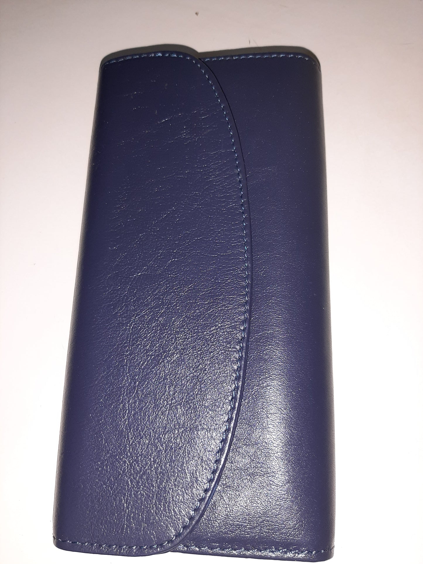 Ladies leather wallets in navy blue by Cape Masai Leather