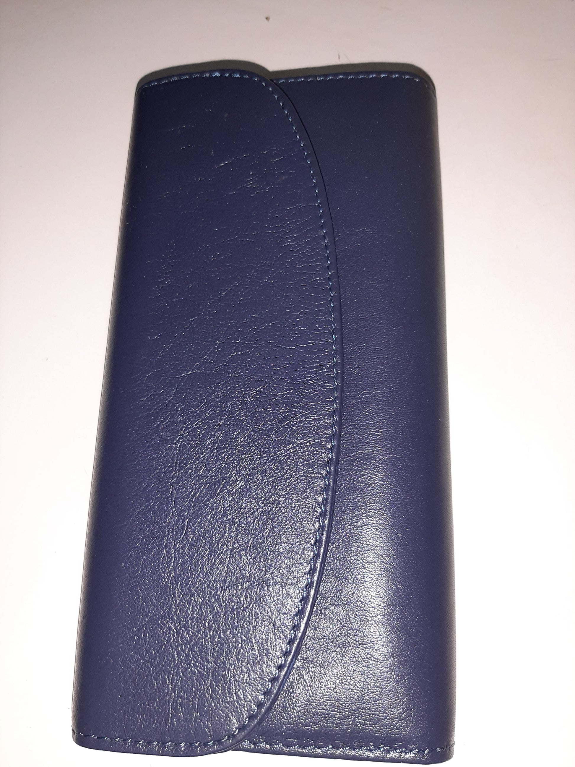 Ladies leather wallets in navy blue by Cape Masai Leather