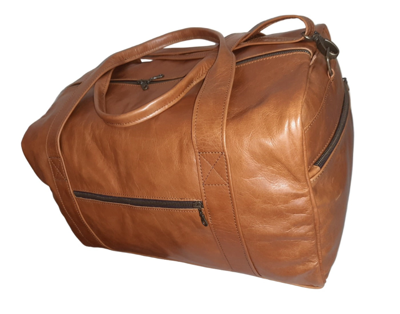 Masai leather travel bag - cape Masai Leather