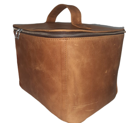 Liezel Van D Vanity bag big - cape Masai leather 
