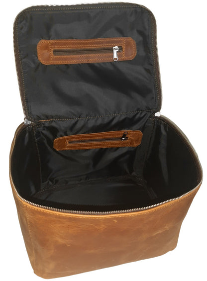 Liezel Van D Vanity bag big - cape Masai leather 