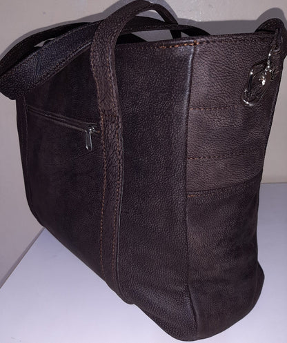 Ladies laptop bags xl - cape Masai leather 