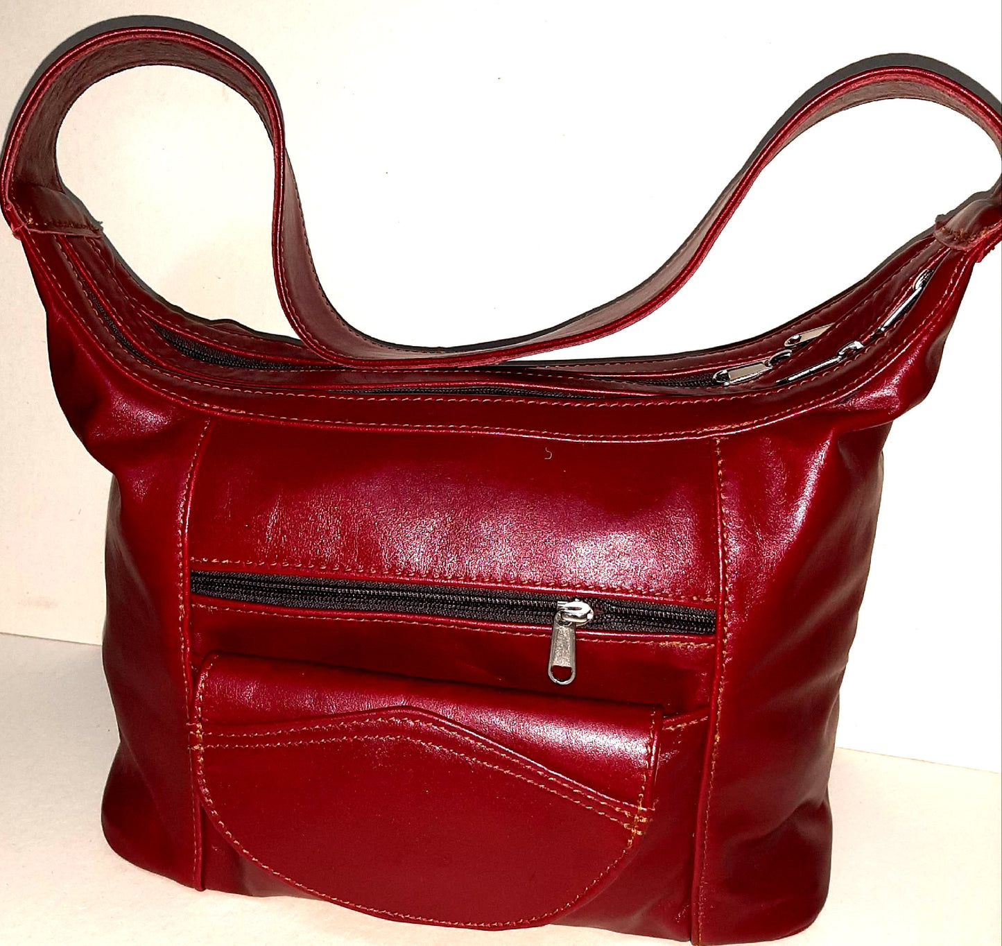leather bags with flap - cape Masai leather 