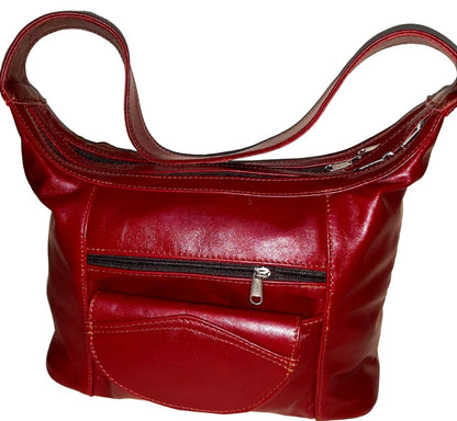 leather bags with flap - cape Masai leather 